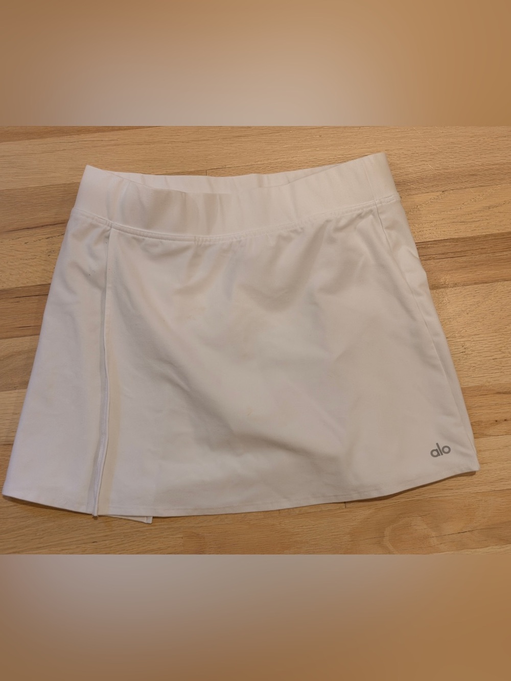 Alo cotton White Women's Athletic Skort - Lightweight Performance